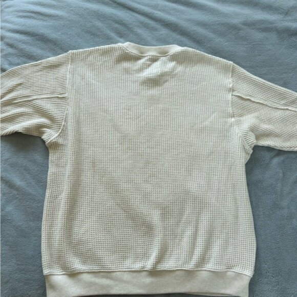 Aerie crew neck waffle knit sweater - Picture 2 of 3